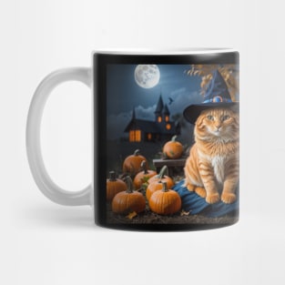 Marmalade witch cat Mug